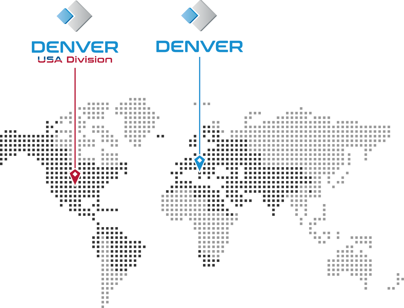 Denver world presence map